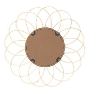 Offres 🥰 Paris Prix Miroir Mural En Rotin Rosace 56cm Naturel ⭐ magasin pour 7