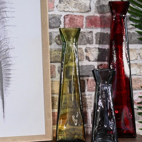 Sortie 🧨 Sensei Maison Vase En Verre Recyclé GOTLAND 👍 haute qualité 4